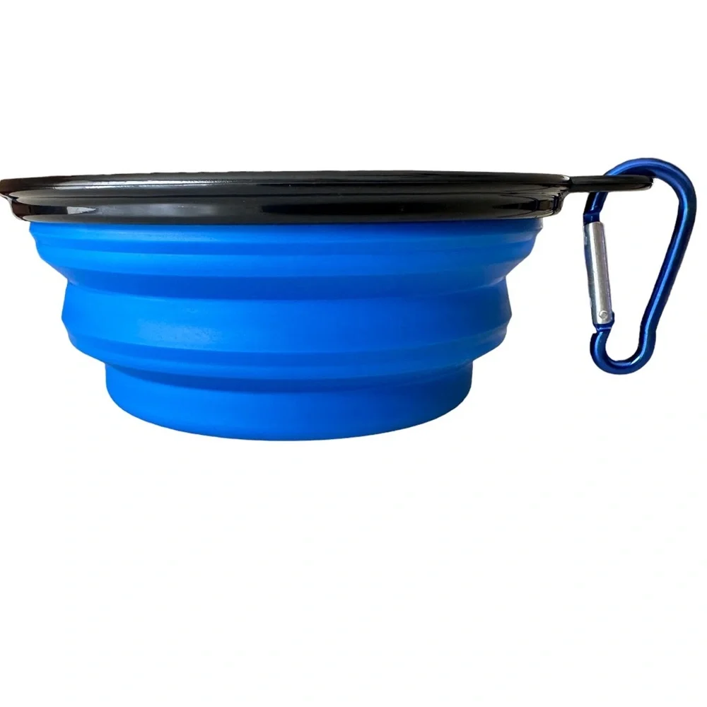 Collapsible 3 Pack Pet Bowl Small Multicolored to choose from